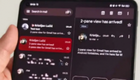 Gmail现在支持Android可折叠设备上的2窗格视图