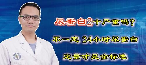 24小时尿蛋白是2克，怎样治疗最好？肾功能正常？ 尿蛋白2个十严重吗