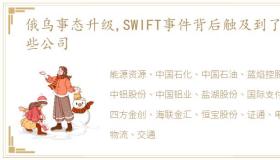 俄乌事态升级,SWIFT事件背后触及到了哪些公司