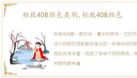 标致408颜色类别,标致408颜色