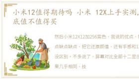 小米12值得期待吗 小米 12X上手实测,到底值不值得买