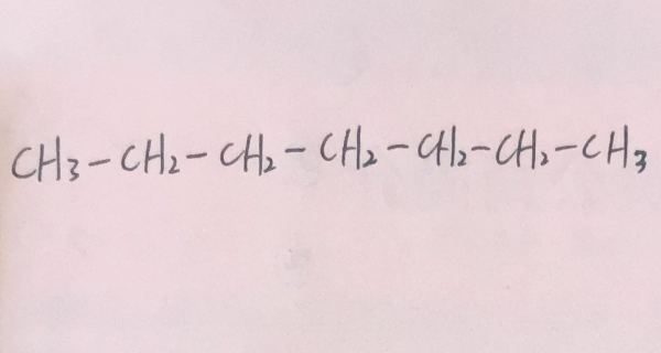 正庚烷结构式？ 正庚烷结构