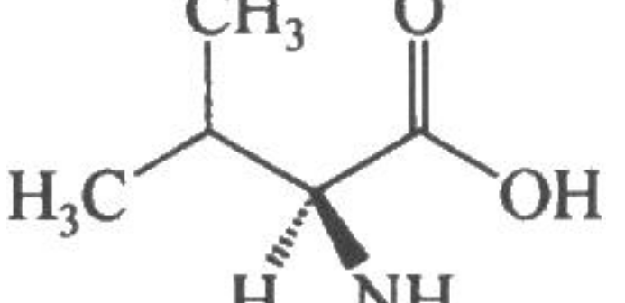 缬氨酸的结构式？ 缬氨酸的分子结构