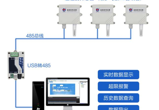 rs485温湿度传感器代码，RS485温湿度传感器的接线方式及注意事项