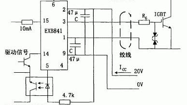 igbt驱动电路图各部分名称，igbt驱动电路图