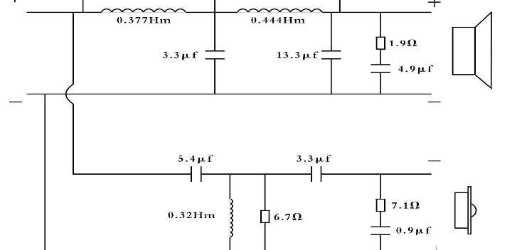 音响二分频器电路图 六款模拟电路设计原理图详解