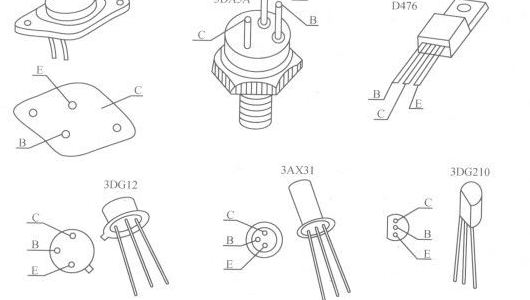 三极管的三只脚如何区分，常用三极管的管脚定义