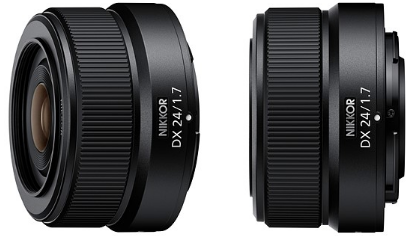 尼康发布Z DX 24mm F1.7一款相当于APSC无反光镜的36mm镜头