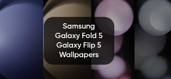 三星Galaxy Z Fold 5和Flip 5可折叠设备壁纸现已可供下载