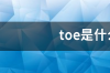 toe英语单词是什么意思？ toe是什么意思