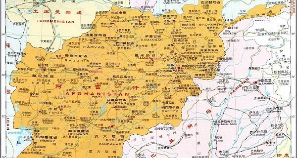 阿富汗地图高清中文版软件介绍，阿富汗地图高清中文版