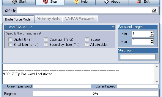 zip password tool免费版软件介绍，zip password tool免费版