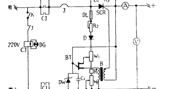 简单可控硅充电机制作 四款可控硅充电机电路图详解