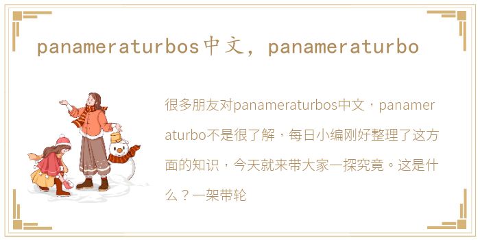 panameraturbos中文，panameraturbo