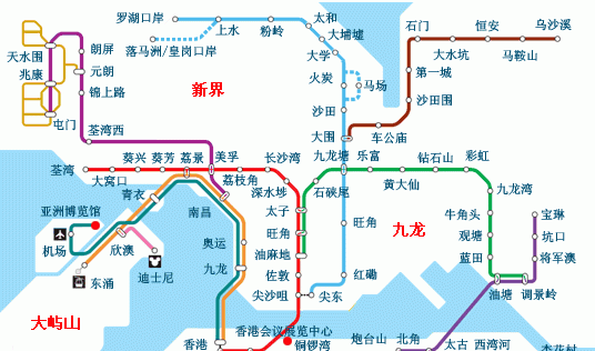 香港地铁线路图最新可打印版软件介绍，香港地铁线路图最新可打印版