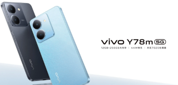 Vivo Y78m智能手机推出配备120Hz显示屏天玑7020