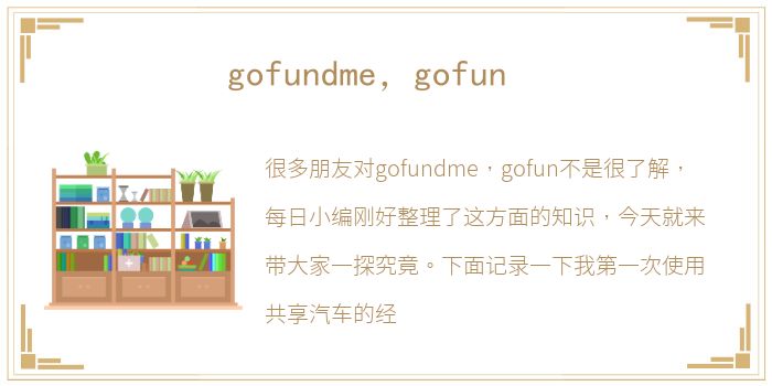 gofundme，gofun