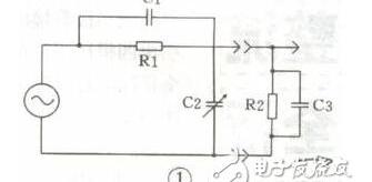 微调电容电路符号，微调电容电路的识读方法
