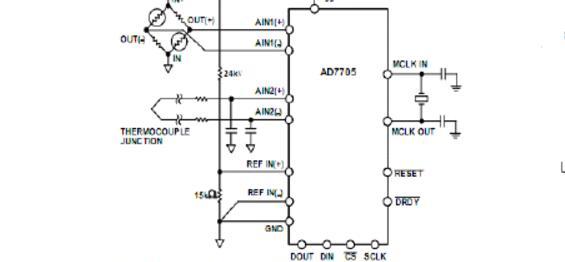 ad7705应用电路图大全 六款ad7705典型应用电路