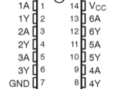 74HC14引脚的各个功能是什么，_74HC14引脚功能详解