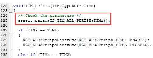 STM32库函数中assert，param语句的用法解析