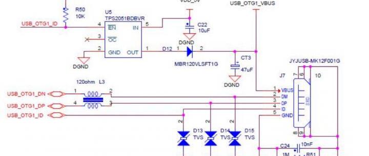 单片机usb接口电路图，USB电路的设计方法解析