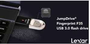 Lexar JumpDrive Fingerprint F35 USB 3.0闪存盘在市场推出