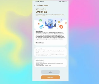 三星 Galaxy F23 开始获取 One UI 6.0 Beta 更新