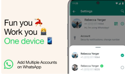 WhatsApp很快将允许您在一台设备上添加两个帐户