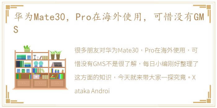 华为Mate30，Pro在海外使用，可惜没有GMS