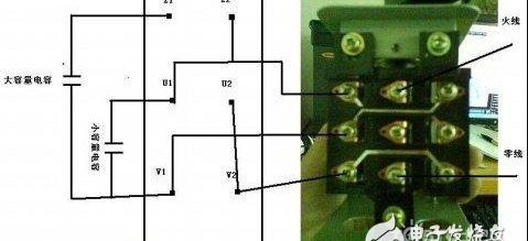 转换开关原理图，转换开关接线图及接法_手自动转换开关接线图