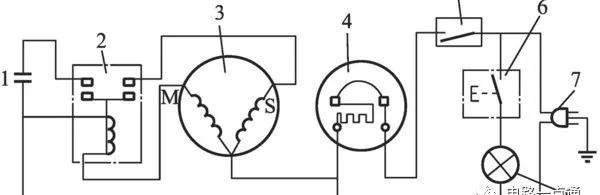 电冰箱结构示意图，3种常见冰箱电路图、控制电路、电源电路分析