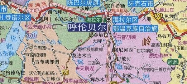 呼伦贝尔地图高清全图软件介绍，呼伦贝尔地图高清全图