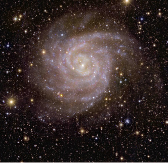欧空局欧几里得任务的新图像提供了螺旋星系IC 342的详细观察