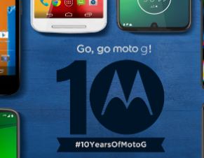 摩托罗拉庆祝MotoG十周年优惠高达100美元