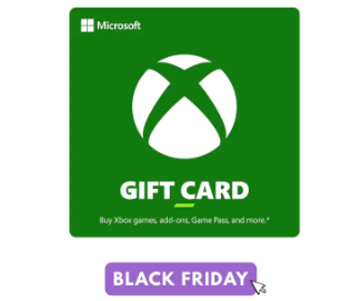黑色星期五特惠中价值50美元的Xbox礼品卡可立减5美元