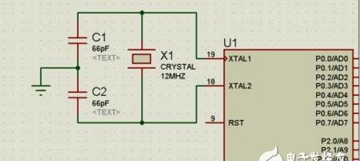 晶振电路的工作原理，单片机晶振电路原理图