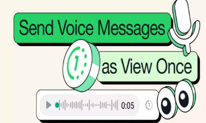 WhatsApp推出查看一次语音消息功能