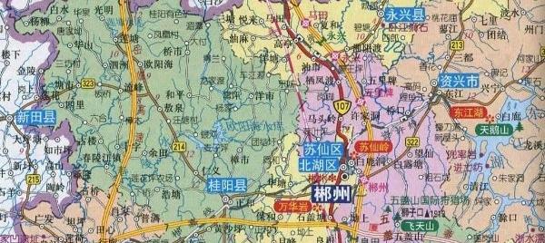 湖南郴州地图软件介绍，湖南郴州地图