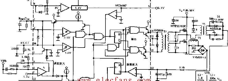 mc34063a电路图，MC34067实用电路图