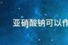 亚硝酸钠现在还可以添加在食品里面吗，我看2021最新规定禁止添加了，大厂还可以添加吗？ 亚硝酸钠可以作为食品添加剂吗