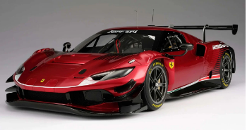 细节精致的FERRARI 296 GT3复制品模型非常适合热情的赛车迷