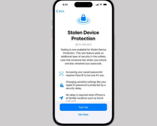 如何在iPhone上打开被盗设备保护以保护您的数据