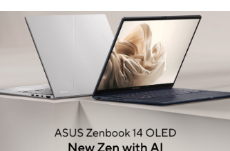 华硕ZenBook 14 OLED配备14英寸3K 120Hz OLED显示屏