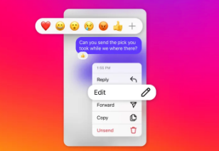 Instagram终于可以编辑私信了