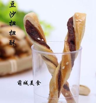 红豆扭扭酥的做法步骤，红豆扭扭酥的家常做法