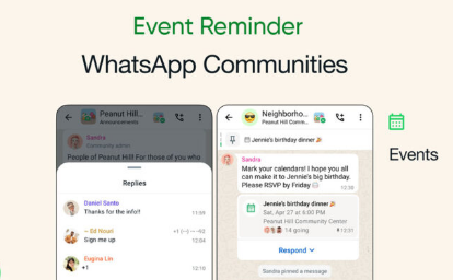 WhatsApp安卓版为社区带来事件提醒功能