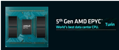 AMD推出第五代EPYC Turin CPU具有192个内核和384个线程