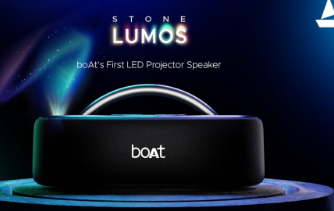 boAt Stone Lumos 60W无线蓝牙音箱带LED投影推出