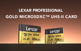 Lexar Professional GOLD microSDXC UHS-II卡推出容量高达 256GB